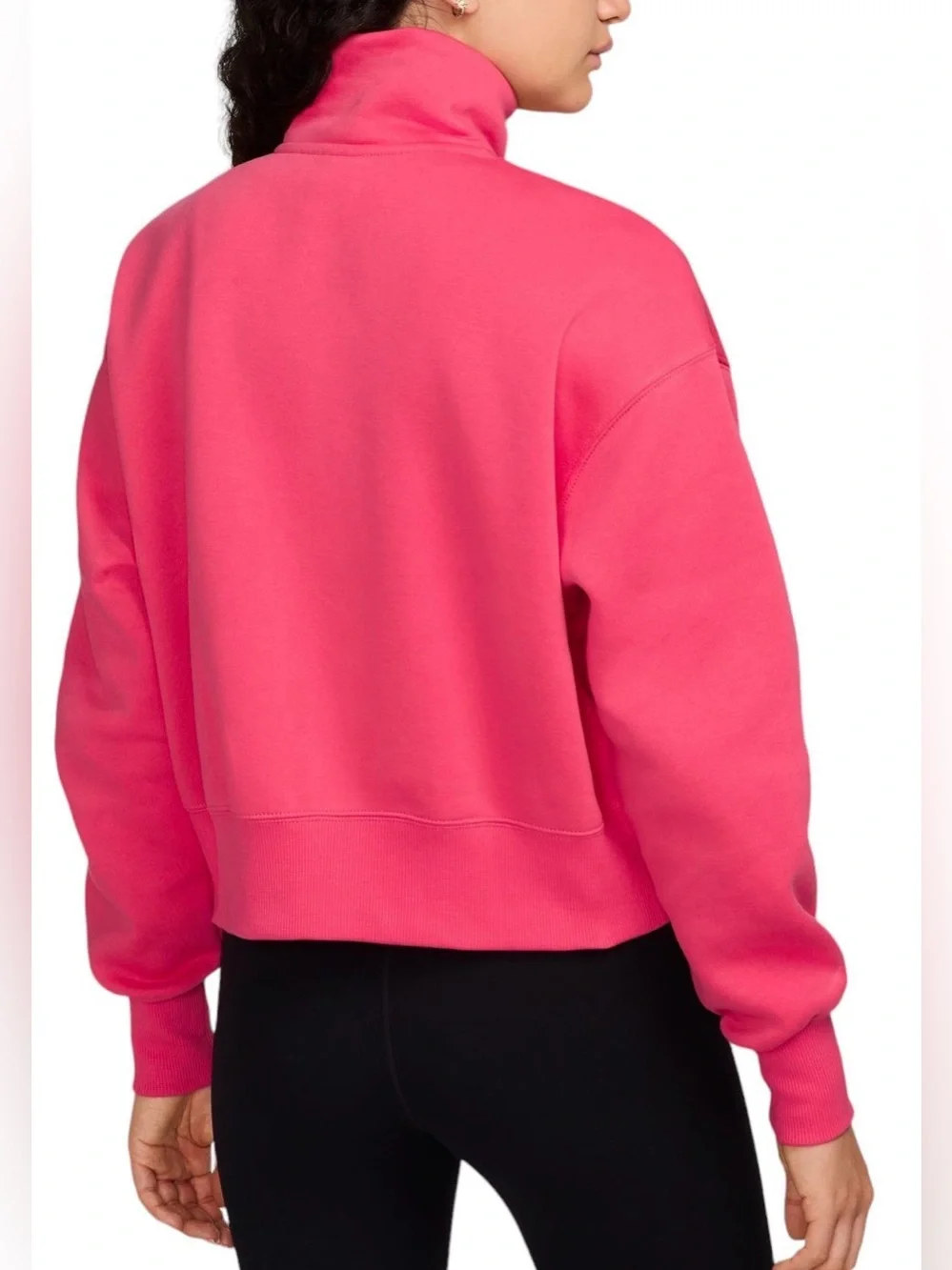NIKE SPORTSWEAR PHOENIX FLEECE OVERSIZED TRACK JACKET –Aster Pink/Sail Women S